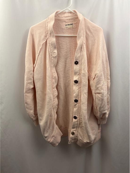 We The Free Sweaters - We The Free Pink Button-Up Cardigan Sweater Size L